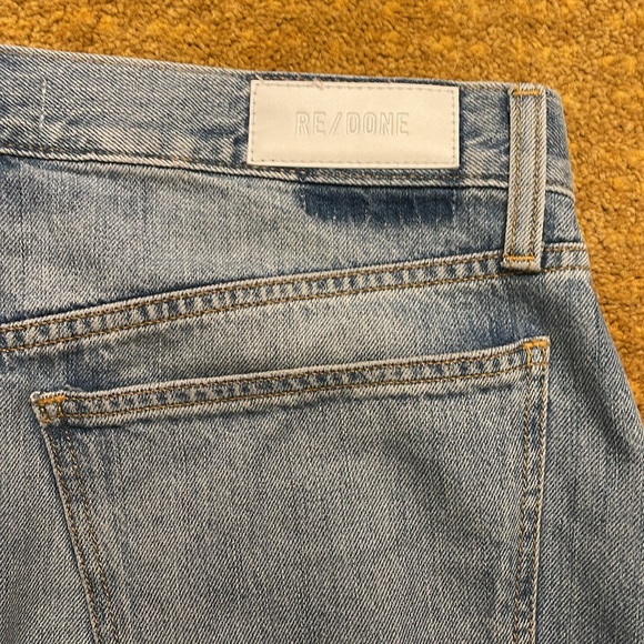 RE/DONE Mid-Rise Midi Denim Skirt 🩵 Size 26 | Color: Vintage Flow - Picture 4 of 10